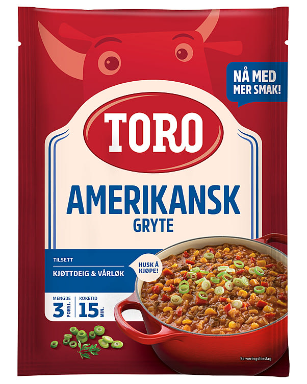 Amerikansk Gryte 162g Toro