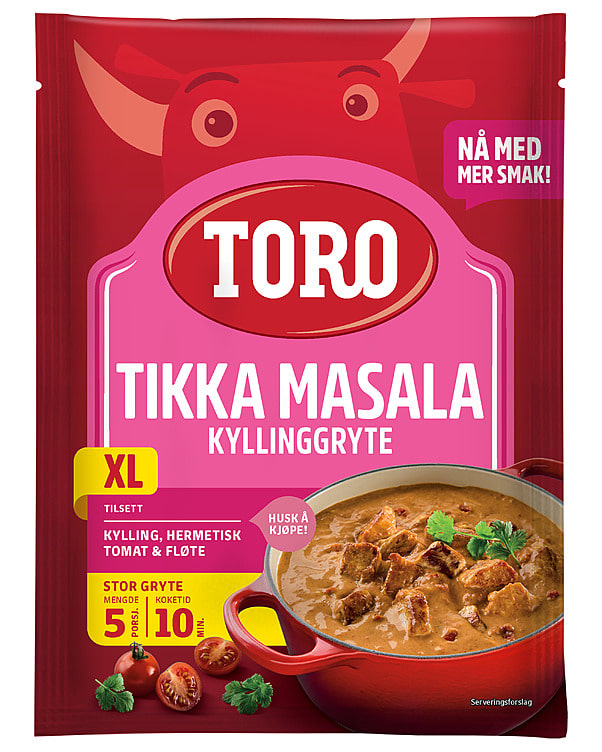 Tikka Masala Kyllinggryte 106g Toro