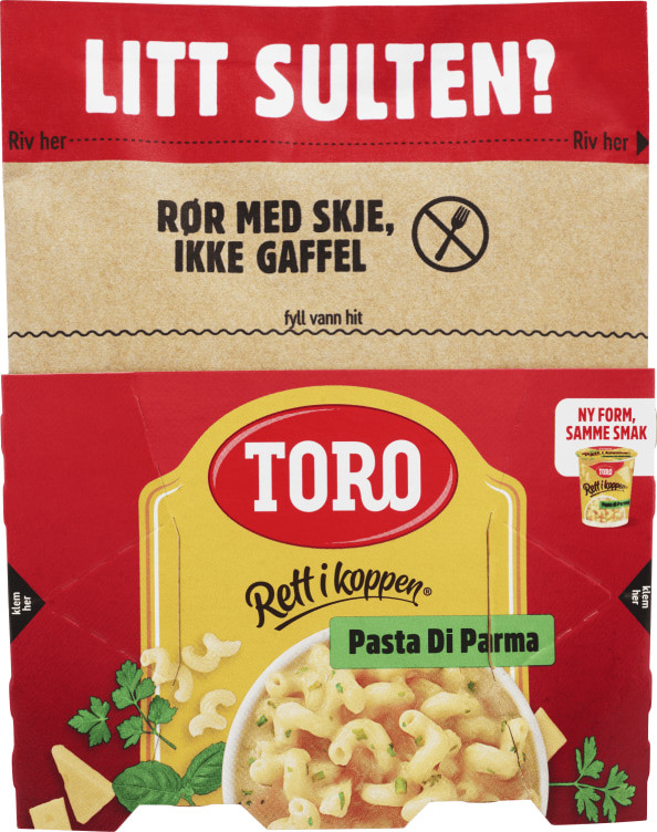 Pasta Di Parma 65g Rett i Koppen