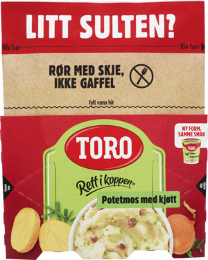 Toro Rik Potetmos med Kjøtt 53g