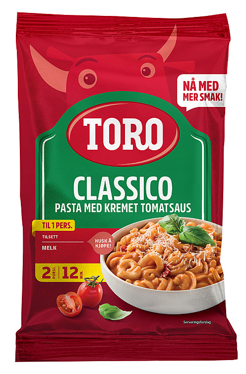 Pasta Classico m/Tomatsaus 154g Toro