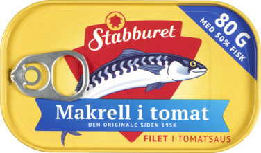 Stabbur-makrell Filet 80g