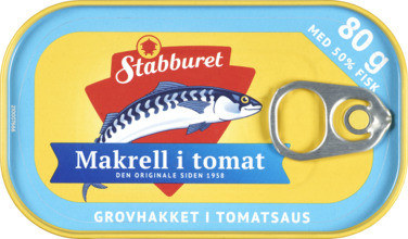 Stabbur-makrell Grovhakket 80g