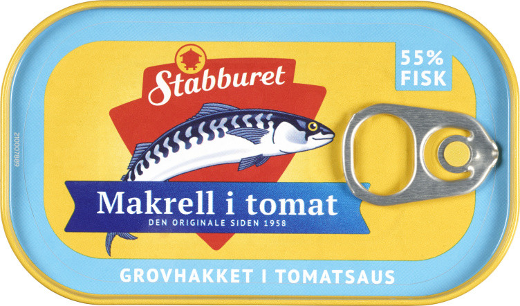Stabbur-Makrell Grovhakket i Tomat 110g
