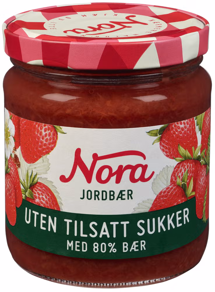 Jordbær Uten tilsatt sukker, 275 g