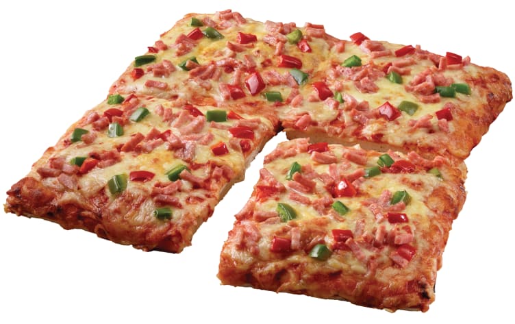 Firkantpizza Skinke 700g