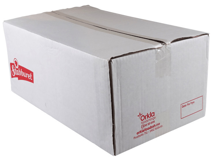 Firkantpizza Pepperoni 12x700g Stabburet