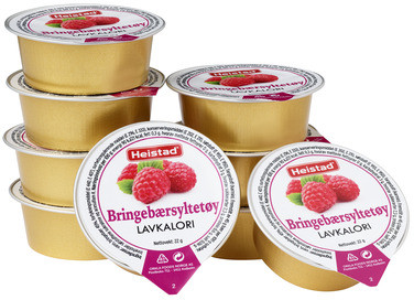 Bringebærsylt Lavkalori 22g Heistad