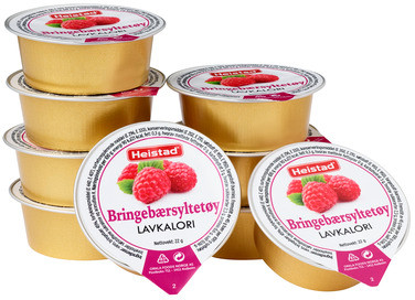 Bringebærsylt Lavkalori 22g Heistad