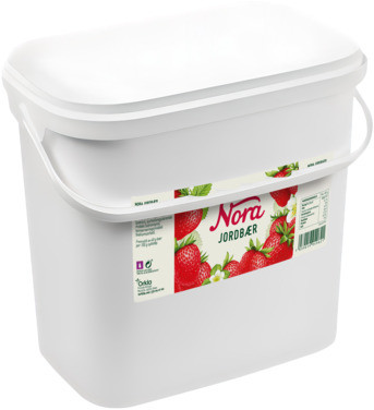 Jordbærsyltetøy 9,5kg Nora