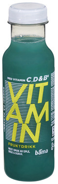 Vitamin Fruktdrikk Eple, Drue og Guava 330ml