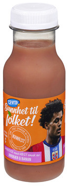 Vm-kiwi Eple, Jordbær og Banan Smoothie 250ml