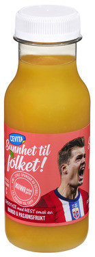 Vm-kiwi Mango, Banan og Pasjon Smoothie 250ml