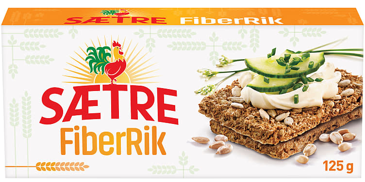 Fiberrik Solsikke 125g Prepack Sætre