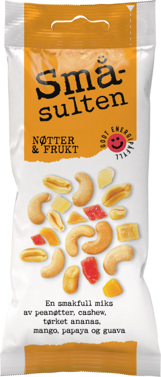 Småsulten Mix Nøtter&Frukt 60g