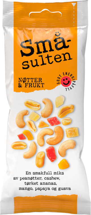 Småsulten Mix Nøtter&Frukt 60g