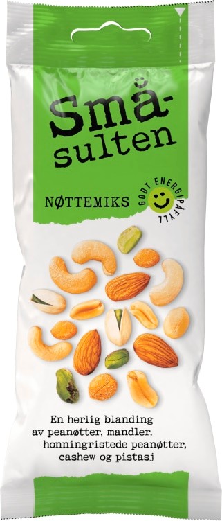 Småsulten Nøttemiks 60g