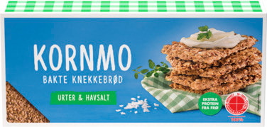 Kornmo Knekkebrød Urter&Havsa 200g