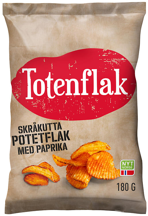Totenflak Paprika Skråkutta 180g