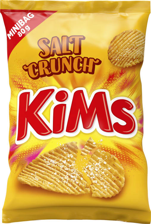 Kims Potetgull Salt Crunch 80g Kims