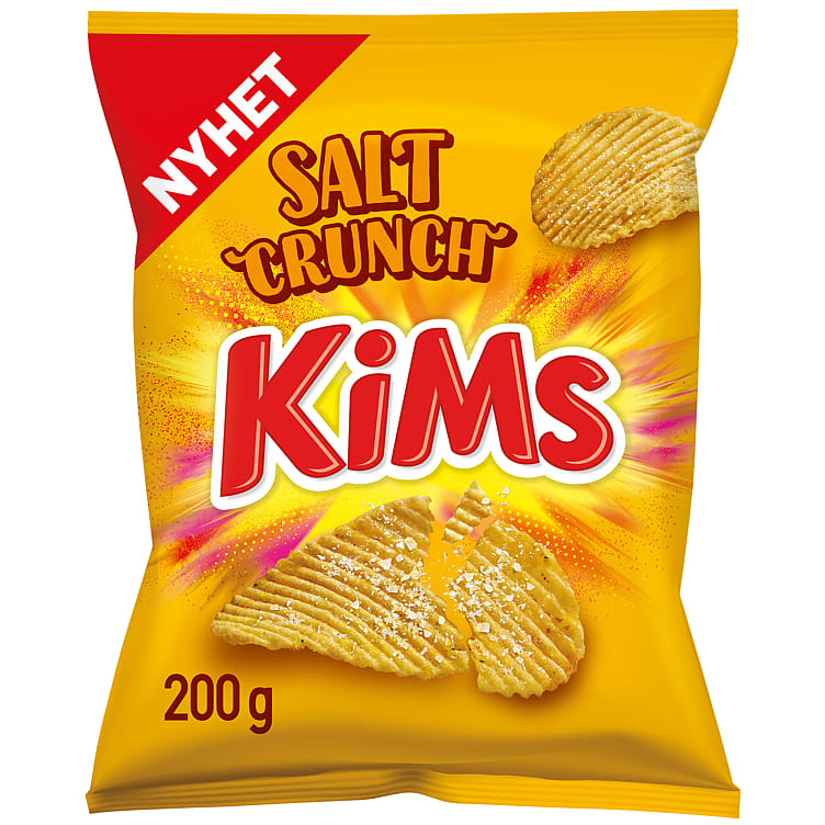 Kims Potetgull Salt Crunch 200g