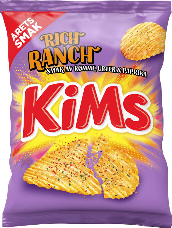 Kims Potetgull Rich Ranch 200g