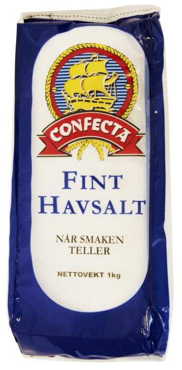 Havsalt Fint 1kg Confecta