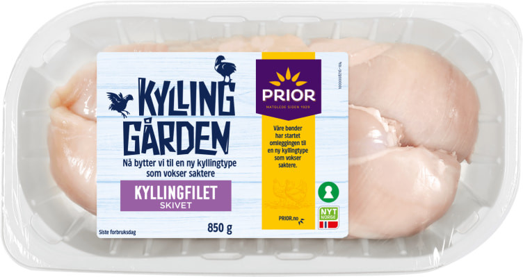 Kyllingfilet skivet 850g Kyllinggården