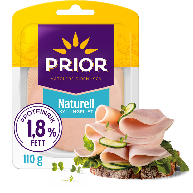 Kyllingfilet Naturell 110g Prior