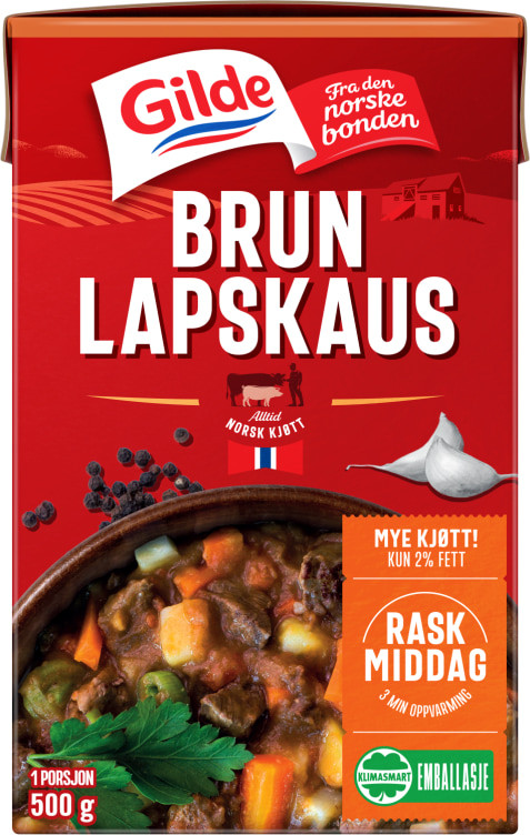 Lapskaus Brun 500g Gilde