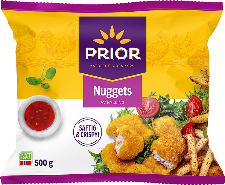 Kylling Nuggets 500g Prior