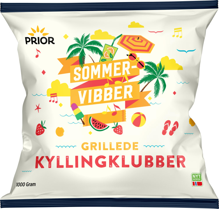 Kylling Vingeklubber Grillet 1kg