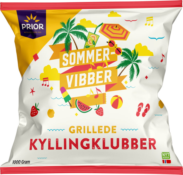 Kylling Vingeklubber Grillet 1kg