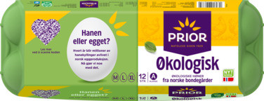 Egg 12stk Mlxl Økologiske 53-75g