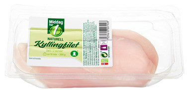 Kyllingfilet 2 Skiver 200g