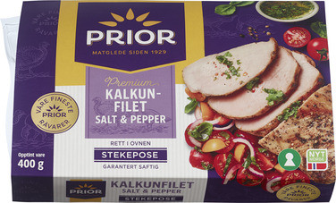 Kalkunfilet Salt & Pepper i Stekefilm 400g