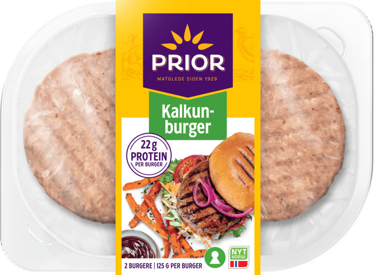 Kalkunburger 250g Prior