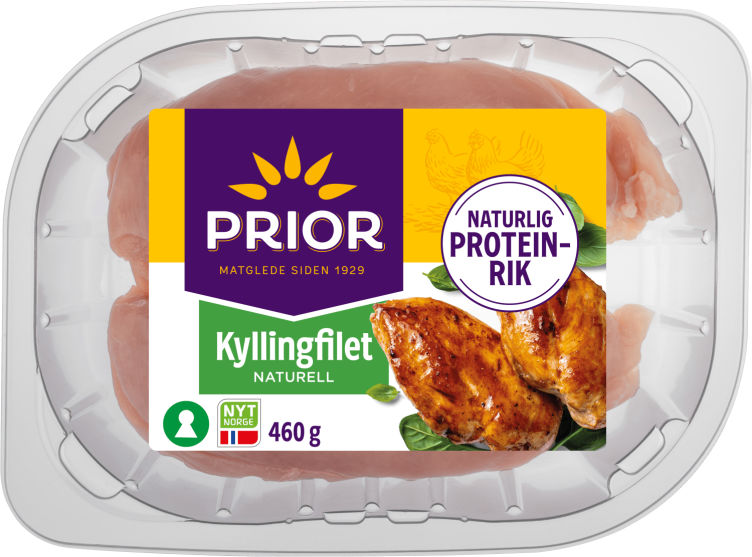 Kyllingfilet 460g Prior
