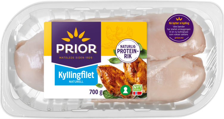 Kyllingfilet 700g Prior
