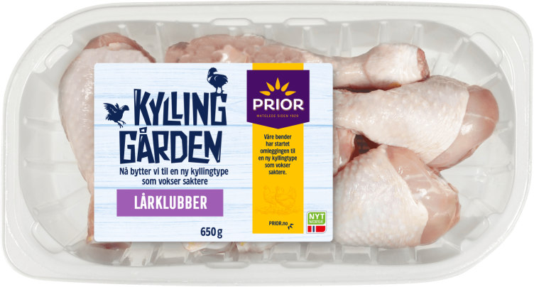 Kylling Lårklubber 650g Kyllinggården