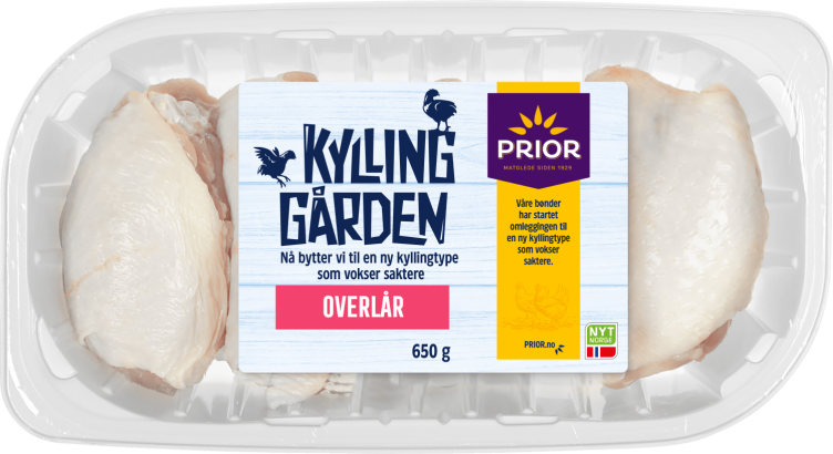 Kylling Overlår 650g Kyllinggården
