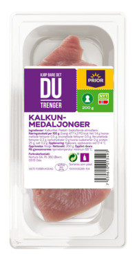 Kiwi Kalkunmedaljonger 200g