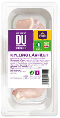 Kylling Lårfilet 200g