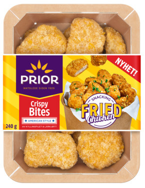Crispy Bites av Kylling 240g Prior