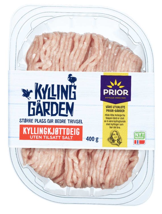 Kylling Kjøttdeig u/Salt 400g Kyllinggården