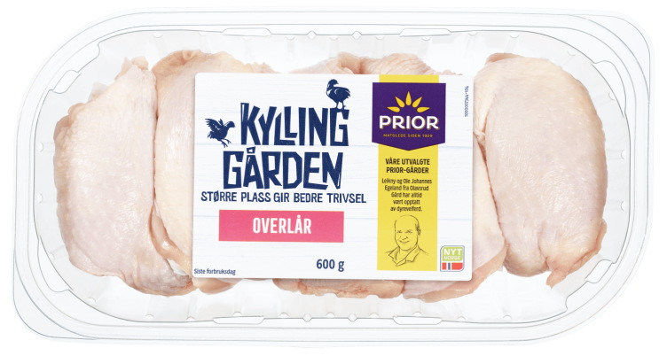 Kylling Overlår 600g Kyllinggården