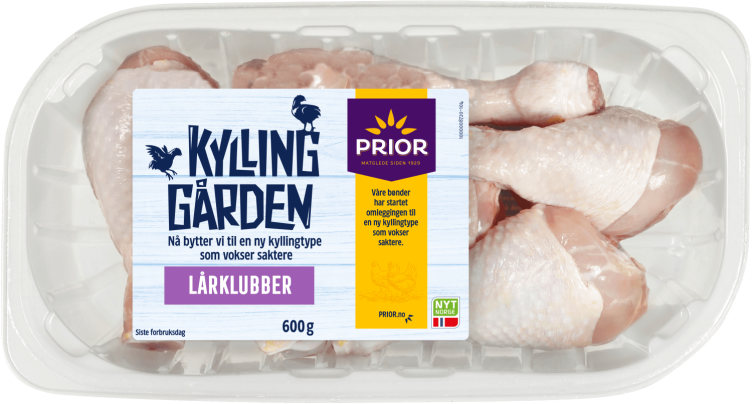 Kylling Lårklubber 600g Kyllinggården