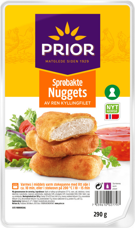 Kylling Nuggets 290g Prior