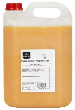Eggeplomme Frittgående 2,5% 2x5kg Prior