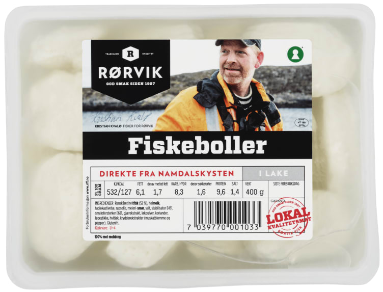 Fiskeboller i Lake 400g Rørvik